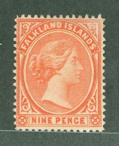 Falkland Islands #17 Unused Single (Queen)