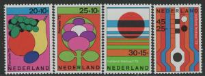 Netherlands Scott # B481 - B484, mint nh