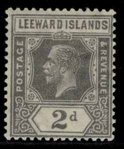 LEEWARD ISLANDS GV SG65, 2d slate-grey, M MINT. DIE II 