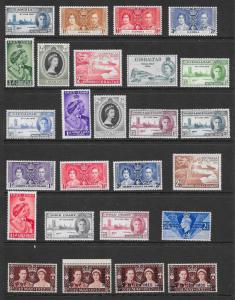 BRITISH COLONIES (444) Omnibus Set Stamps MNH/VLH