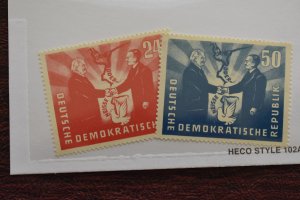 GERMANY DDR 80-81  MNH