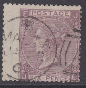 SG 97 6d lilac. Very fine used with a Malta CDS & part numeral