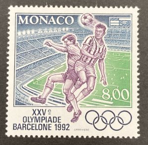Monaco 1992 #1803, 1992 Olympics, MNH.