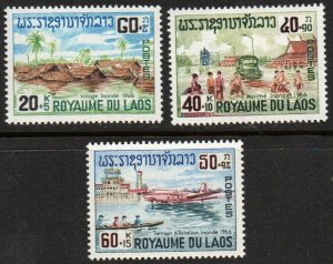 Laos Sc #B6-B8 Mint Hinged