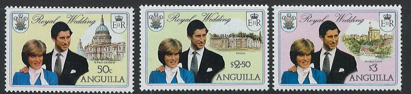 Anguilla Scott 444-446 MNH!