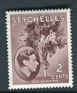 SEYCHELLES; 1938 early GVI Pictorial issue fine Mint hinged Shade of 2c. value