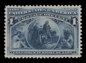 MOMEN: US STAMPS #230 MINT OG NH PSE GRADED CERT XF-SUP 95 LOT #81923