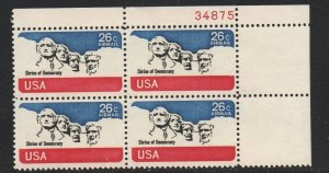 ALLYS STAMPS US Plate Block Scott #C88 26c Mount Rushmore [4] MNH F/VF [STK]