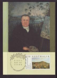 Australia 1135 Painting Maxi Card U/A FDC