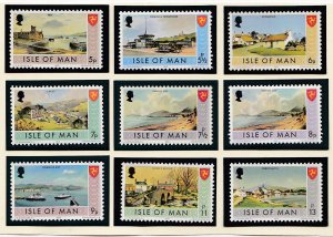 Isle of Man # 12-27, 52-59, Pictorial Definitive Issues, int LH, 1/3 Cat.