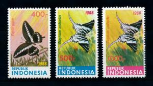 [98869] Indonesia 1988 Insects Butterflies  MNH