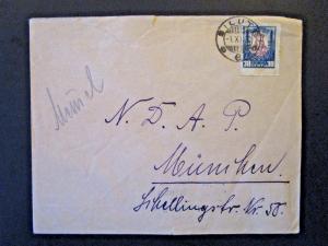 Lithuania 1930 Cover / Silute CDS / Single Franking - Z5413