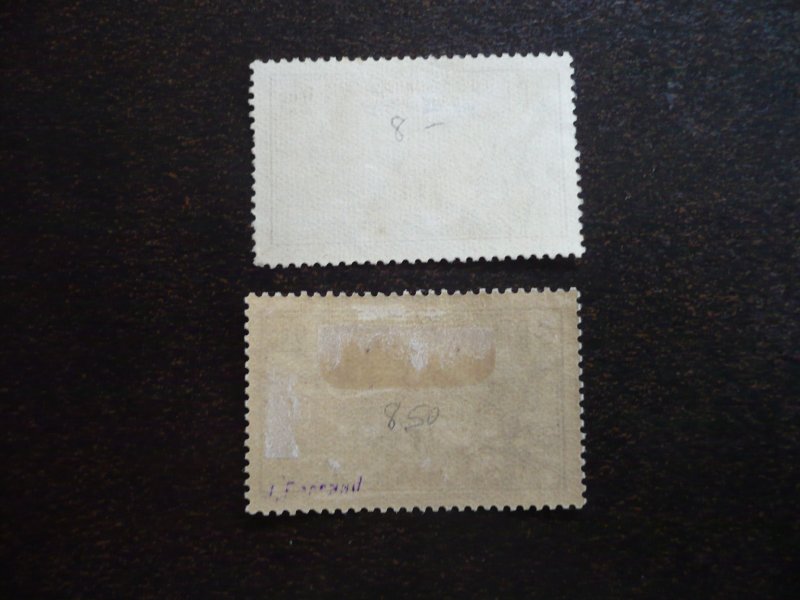 Stamps - France - Scott# 372-373-Mint Never Hinged & Mint Hinged Set of 2 Stamps