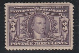 U.S. Scott #325 Monroe - Louisiana Purchase Stamp - Mint Single