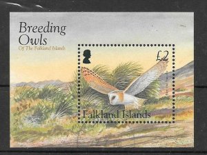 FALKLAND ISLANDS SGMS1001 2004 OWLS FINE USED