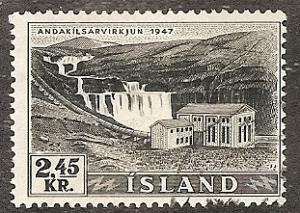 Iceland 294 Used 1956 Waterfalls