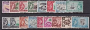 British Solomon Islands, Scott 89-105 (SG 82-96), MLH