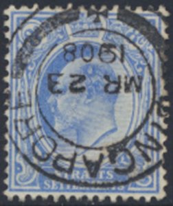 Straits Settlements    SC# 134 Used  see details & scans