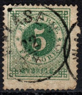 Sweden #19  Used CV $5.00 (X5140)