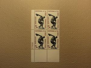 USPS Scott 1262 5c Centennial of the Sokols Physical Plat...