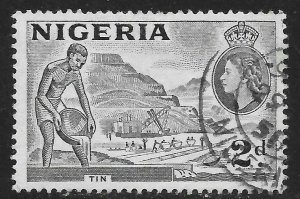 Nigeria (1956) - Scott # 93, Used