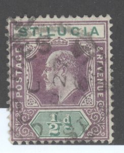 St. Lucia, Scott #57, Used