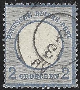 Germany Scott 5 used F  (cat ~$13.50)