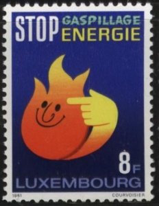 Luxembourg 666 (mh) 8fr energy conservation (1981)