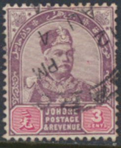 Johore  Malaya  SC#  20 Used    see details & scans