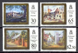 Bermuda Sc# 733-736 MNH 1996 Architectural Heritage