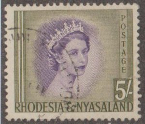 Rhodesia & Nyasaland Scott #153 Stamp - Used Single