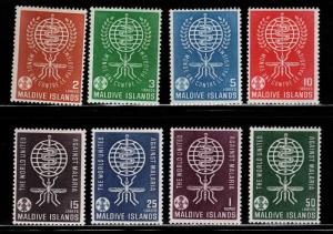 Maldive Islands Scott 87-94 MH* Malaria eradication set