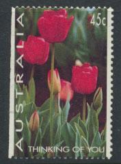 Australia SG 1446  Used  x booklet left margin imperf - Flowers