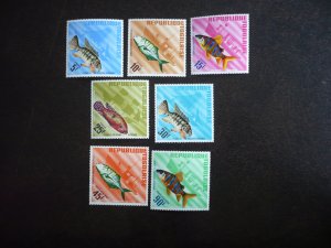 Stamps - Togo - Scott#583-587,C61-C62 - Mint Never Hinged Set of 7 Stamps