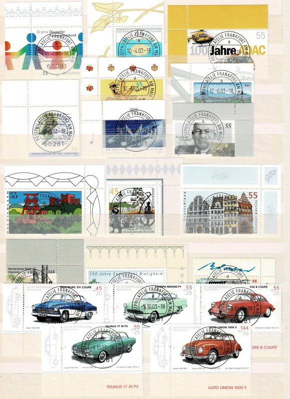 Germany 2003 #yearset used without self-adhesives