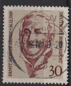 Germany 1969 - Scott 1013 used - 30 pf, Ernst Moritz Arndt