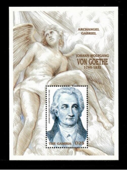 Gambia 1999 - Van Goethe - Scott# 2124 - Souvenir Stamp Sheet - MNH