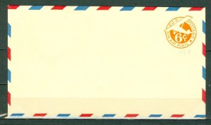 US  6c STATIONERY AIRMAIL  COVER...UNUSED