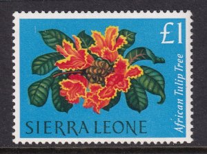 Sierra Leone 220 Flower MNH VF