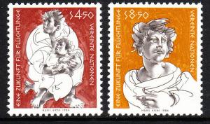 44-45 United Nations Vienna 1984 Refugees MNH