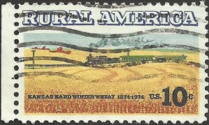 # 1506 USED WHEAT FIELDS AND TRAIN
