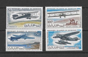 MAURITANIA #C53-6 AIRPLANES MNH