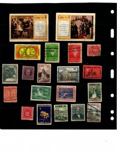 CUBA 49 STAMPS LOT. Sc # 713-742, too MNH SC # J9. Post and Pre REVOLUTION