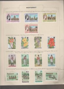 Montserrat Used Stamp Collection