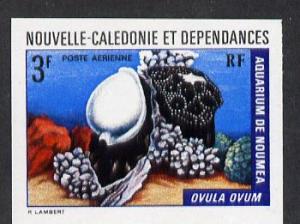 New Caledonia 1974 Marine Fauna 3f (Ovula Shell) imperf p...