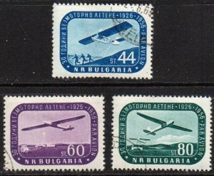 Bulgaria Sc #C72-C74 Used