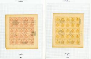 Modena Stamps Classic Series 6x Sheets of 25x w/var 1859 Rare