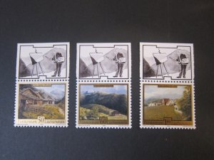 Liechtenstein 1993 Sc 997-99 set MNH