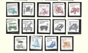 #2123-2136 MNH Set of 14 Singles (my3)