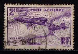 France 1934 Airmail, 25th Anniv. of Bleriot’s Channel Flight, 2f25 [Used]